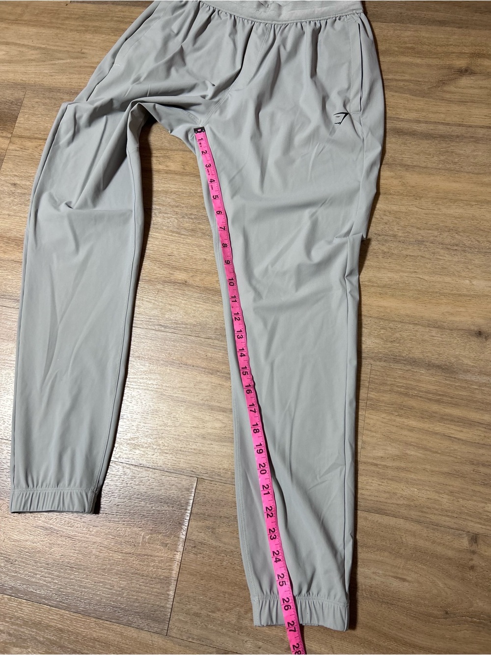 Gymshark Light Gray Men's Joggers Pants Active Wear Small - Picture 5 of 6